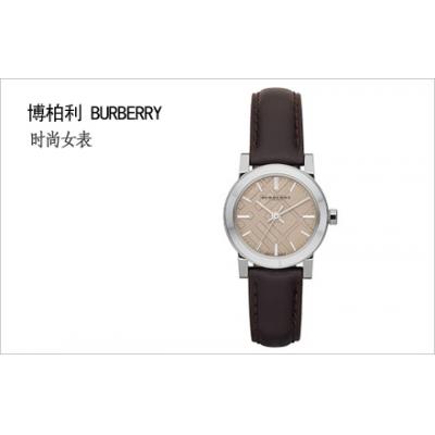 BURBERRY巴宝莉手表时尚时装咖啡色石英皮带BU9208 女表