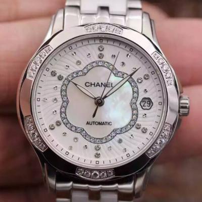 香奈儿chanel 女士自动机械高端腕表 精美 高科技精密陶瓷腕表