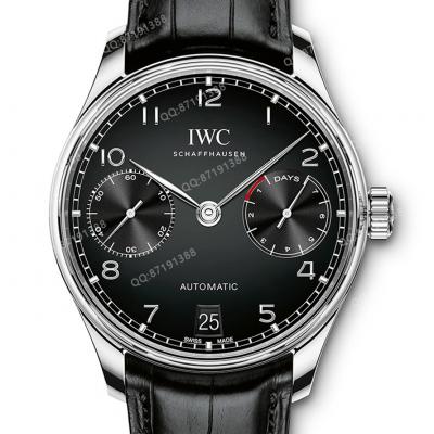 【爆款】万国IWC葡萄牙系列IW500703手表 自动机械男表黑面