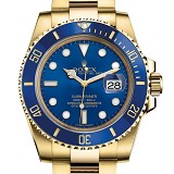 劳力士ROLEX潜行者系列116618LB-97208蓝盘男表 18K金 自动机械男士手表