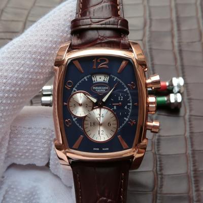 帕玛强尼(Parmigiani Fleurier)KalpaGraphe系列PFC128-0000100 18K玫瑰金 蓝盘 男士自动机械表手表