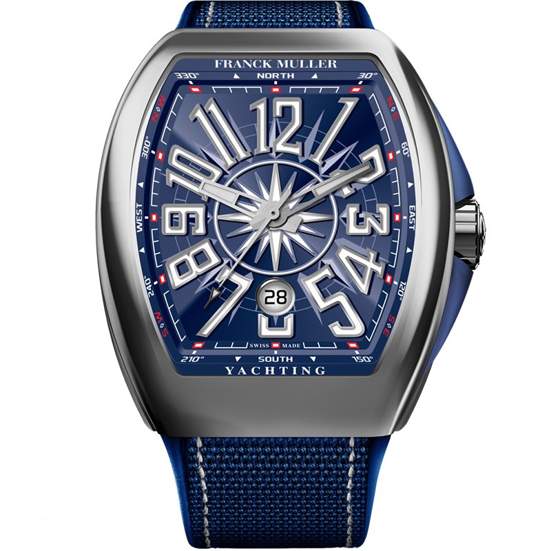 法穆兰手表复刻手表 蓝游艇 VANGUARD系列V 45 SC DT腕表