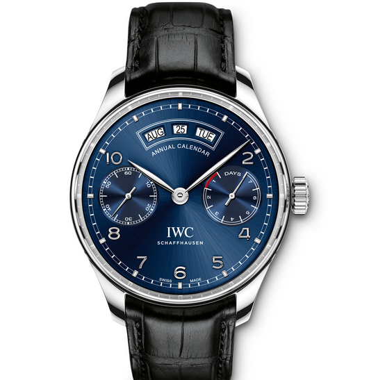 万国1比1精仿一比一1比1复刻手表 葡萄牙系列az IW503502 蓝盘 自动机械表