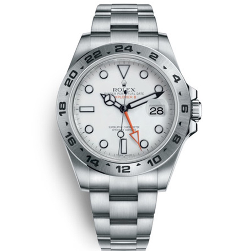 劳力士探险家二复刻手表 rolex探险家904L钢 复刻手表手表 gm厂 M216570