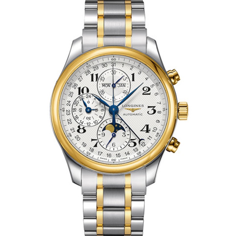 3m厂浪琴月相复刻手表表 名匠系列L2.773.5.78.7 间金男士手表