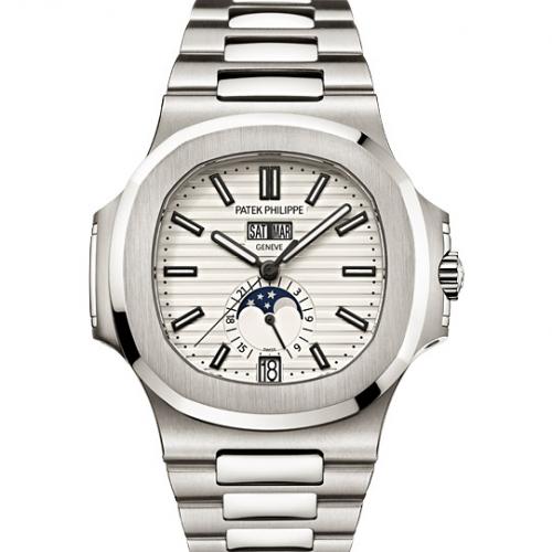 百达翡丽鹦鹉螺复刻手表 5726 GR厂复刻手表百达翡丽机械男表价格