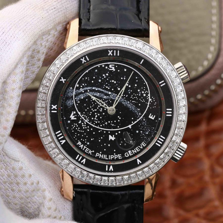 百达翡丽星空表复刻手表版是哪里产的 百达翡丽升级版星空5102
